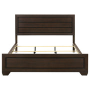 Kauffman Wood  Panel Bed Dark Cocoa