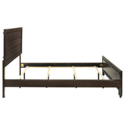 Kauffman Wood  Panel Bed Dark Cocoa