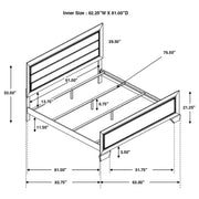 Kauffman Wood  Panel Bed Dark Cocoa