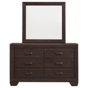 Kauffman 6-drawer Dresser Dark Cocoa