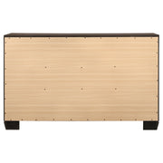 Kauffman 6-drawer Dresser Dark Cocoa