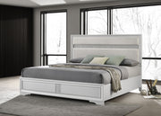 Cama Miranda de 51 pulgadas con paneles de almacenamiento de madera, color negro
