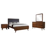 Robyn  Bedroom Set Dark Walnut