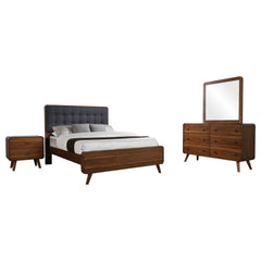 Robyn  Bedroom Set Dark Walnut