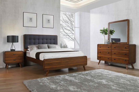 Robyn  Bedroom Set Dark Walnut
