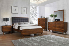 Robyn  Bedroom Set Dark Walnut