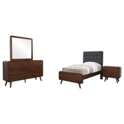 Robyn  Bedroom Set Dark Walnut