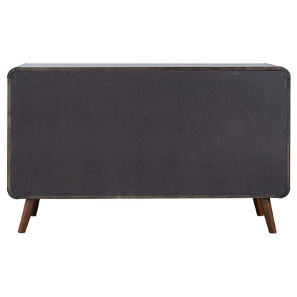 Robyn 6-drawer Bedroom Dresser and Mirror Light Ash