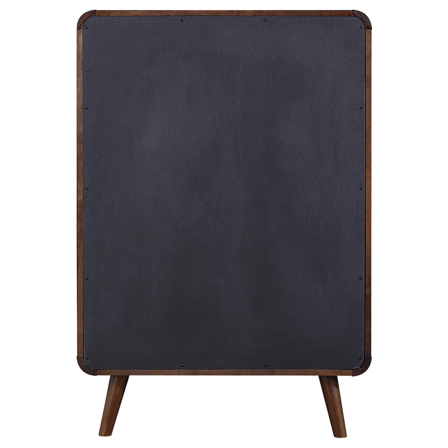 Cómoda de dormitorio Robyn de 5 cajones en nogal oscuro