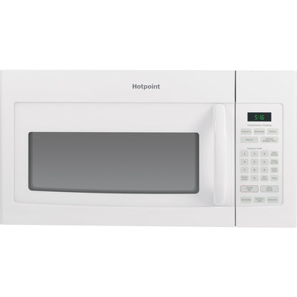  Hotpoint 30-inch, 1.6 cu.ft. Over-the-Range Microwave Oven RVM5160DHWW IMAGE 1
