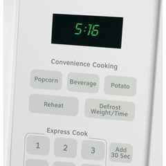  Hotpoint 30-inch, 1.6 cu.ft. Over-the-Range Microwave Oven RVM5160DHWW IMAGE 3