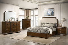 Garland 4-piece Queen Bedroom Set Brown Cherry