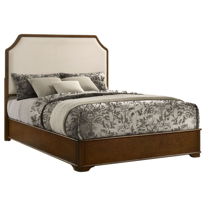 Garland 58-inchPanel Bed Cream and Brown Cherry