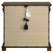 Garland 3-drawer Nightstand Bedside Table Brown Cherry