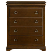 Garland 4-drawer Bedroom Chest of Drawers Brown Cherry