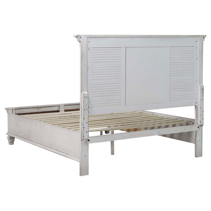 Franco  Bedroom Set Distressed White