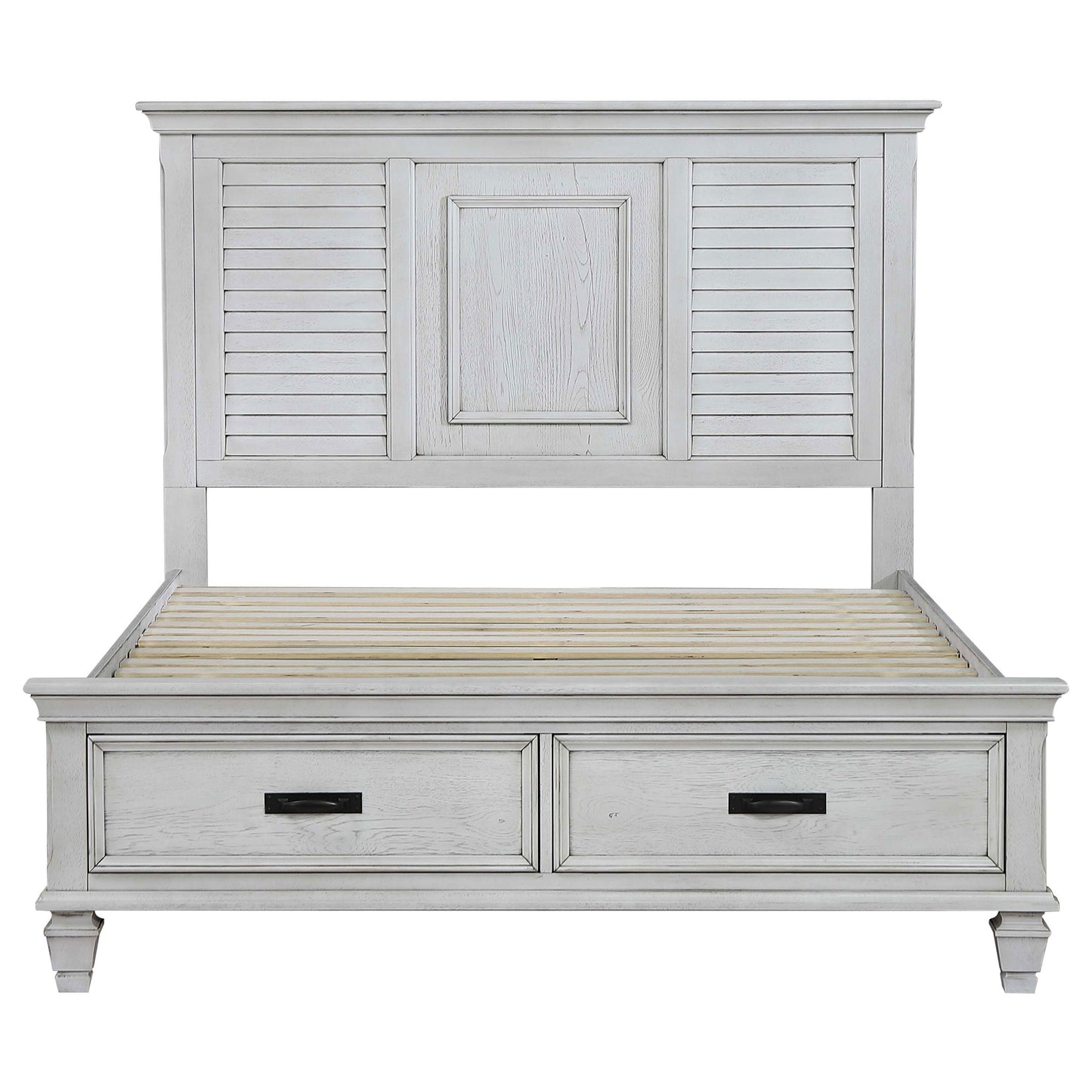 Franco  Bedroom Set Distressed White