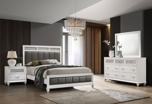 Barzini 4-piece  Bedroom Set White