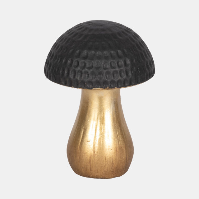 Hammered Top Mushroom – Black/Gold
