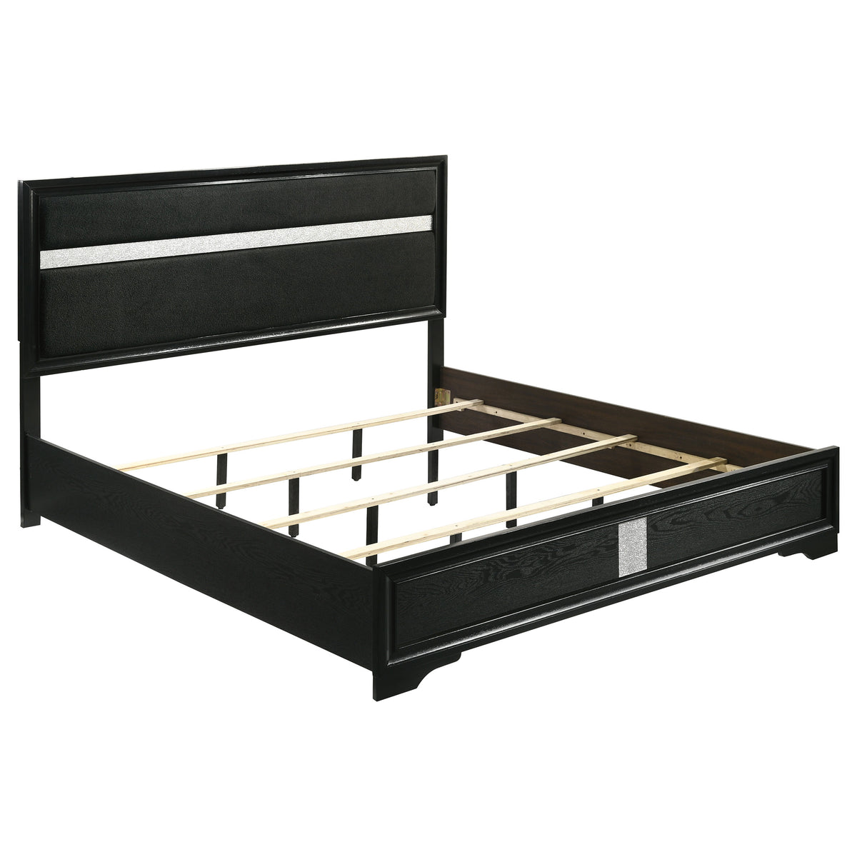 Miranda 5-piece Eastern King Bedroom Set Black