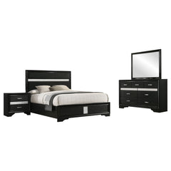 Conjunto de dormitorio Miranda negro
