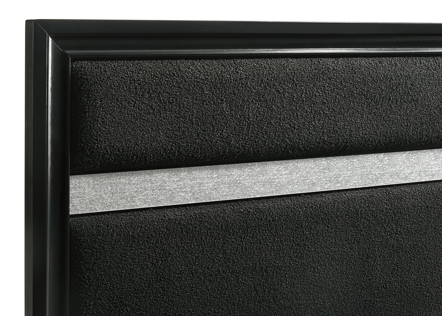 Miranda 51-inch Wood  Storage Panel Bed Black