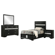 Conjunto de dormitorio Miranda negro