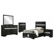 Conjunto de dormitorio Miranda negro