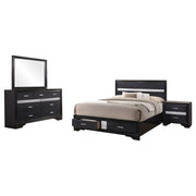 Conjunto de dormitorio Miranda negro