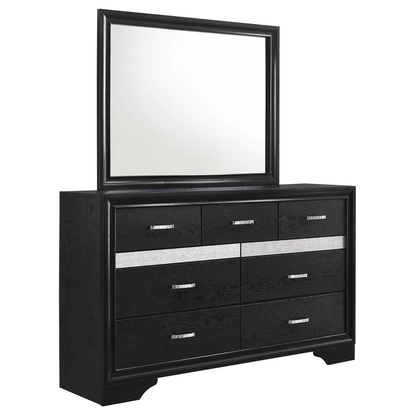 Miranda 7-drawer Dresser Black