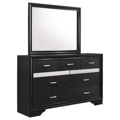 Miranda 7-drawer Dresser Black