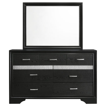 Miranda 7-drawer Dresser Black