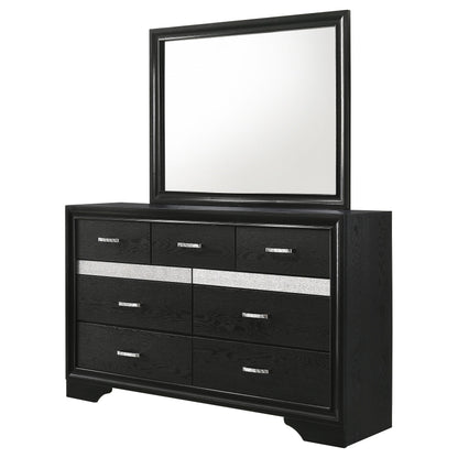 Miranda 7-drawer Dresser Black