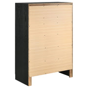 Miranda 5-drawer Bedroom Chest Black