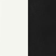 Retro Oval Dining Table Set White and Black