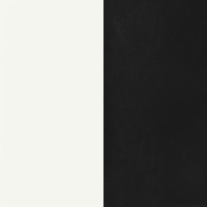 Retro Oval Dining Table Set White and Black