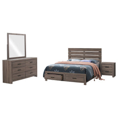 Juego de dormitorio Brantford en roble barril
