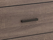 Cama con paneles de madera Brantford de roble barril