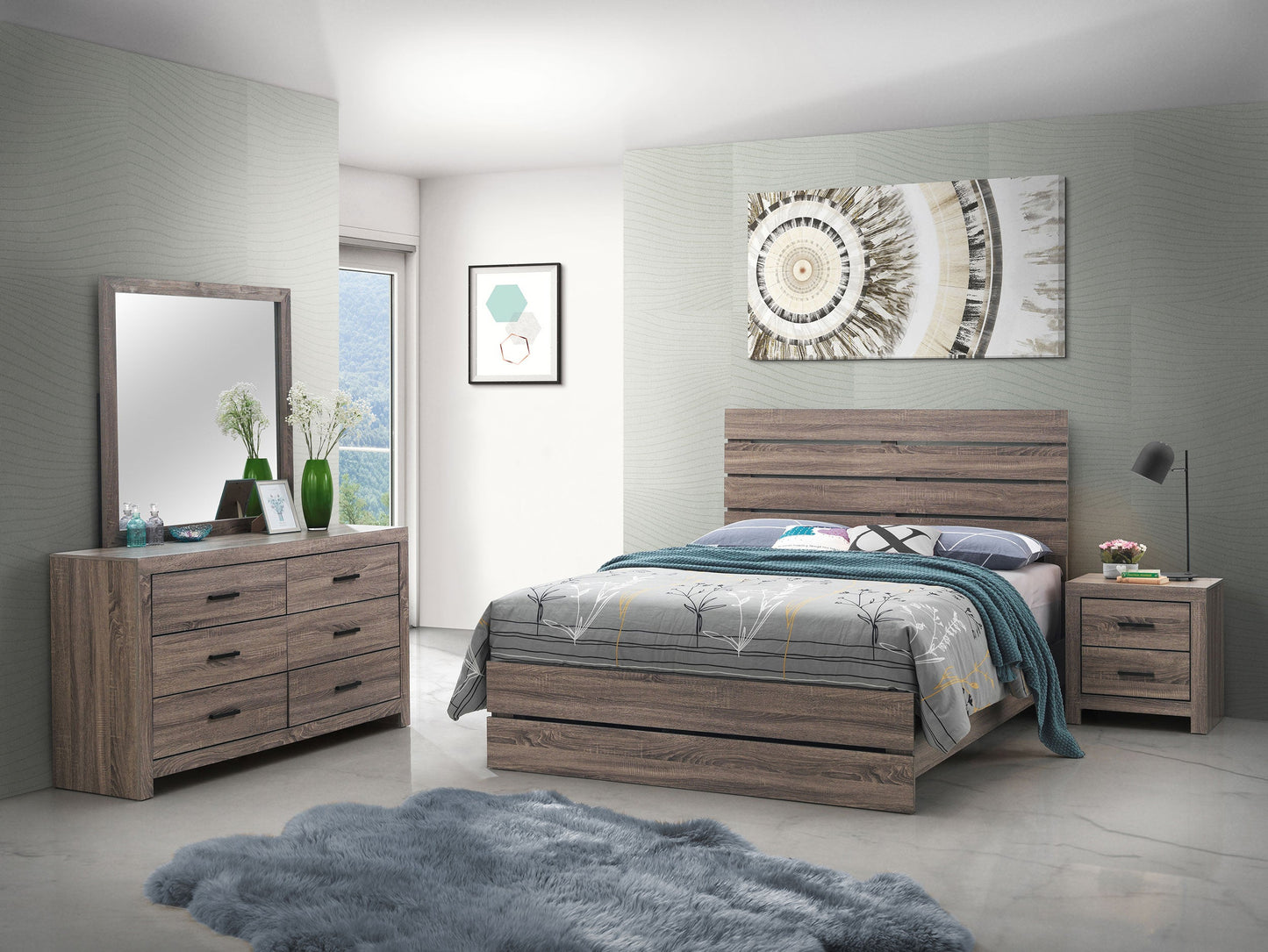 Brantford  Bedroom Set Barrel Oak