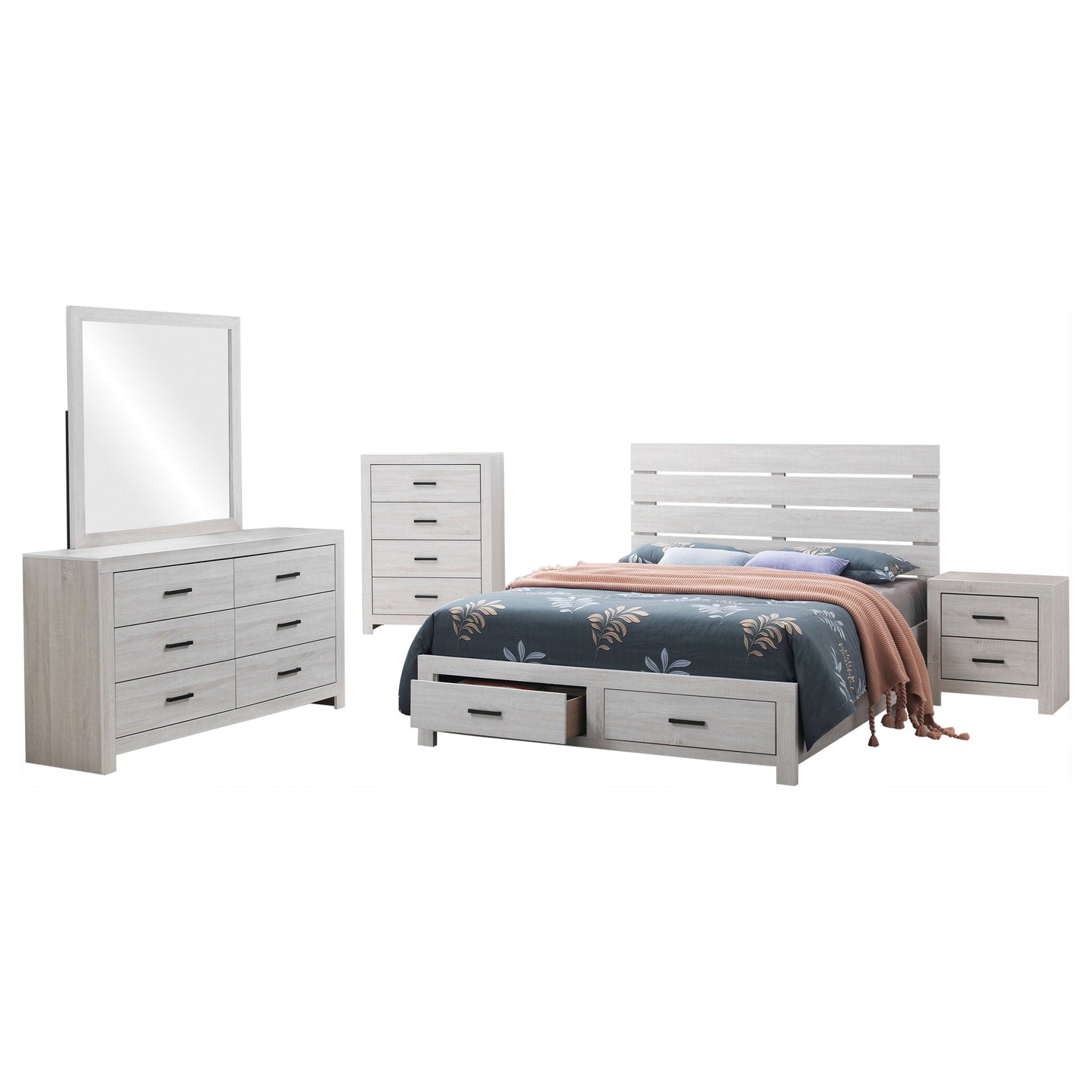 Brantford  Bedroom Set Barrel Oak