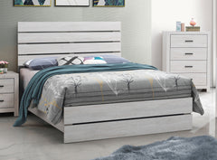 Cama con paneles de madera Brantford de roble barril