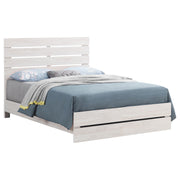Cama con paneles de madera Brantford de roble barril