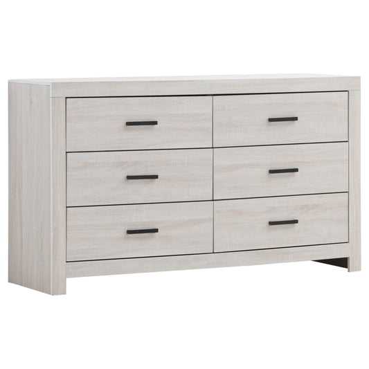 Brantford 6-drawer Dresser Barrel Oak
