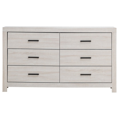 Brantford 6-drawer Dresser Barrel Oak