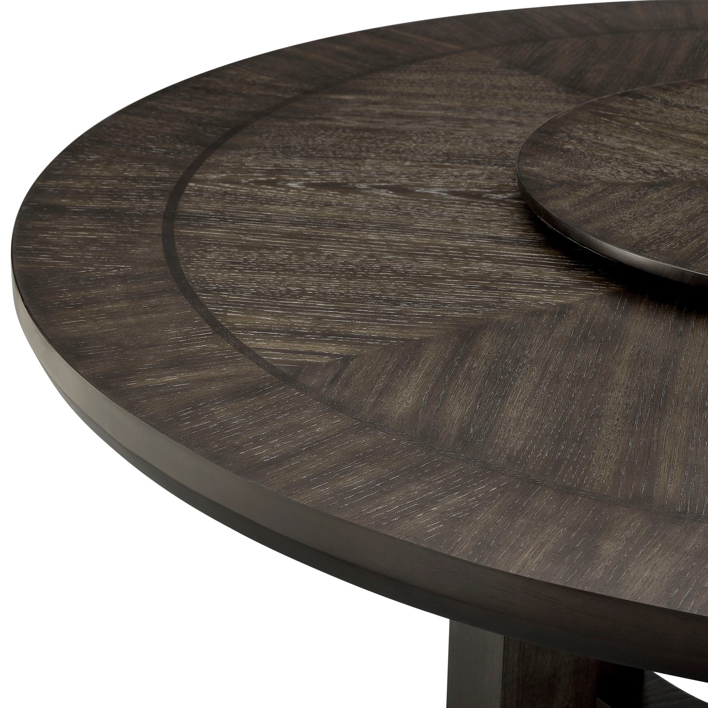 Jeffries Round Table W/ Lazy Susan