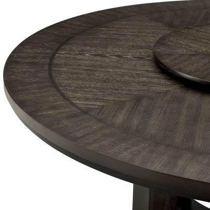 Jeffries Round Table W/ Lazy Susan