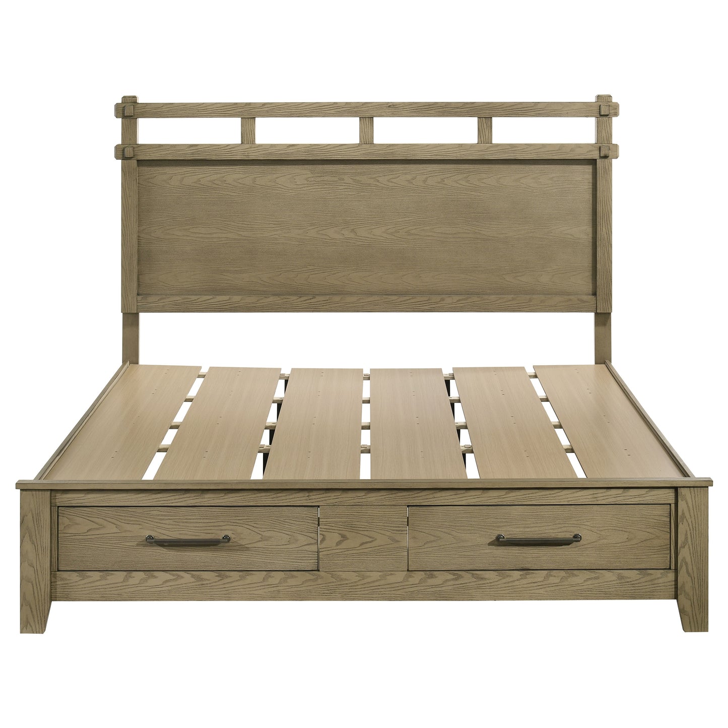 Hazlewood 59-inch Panel Storage Bed Vineyard Oak