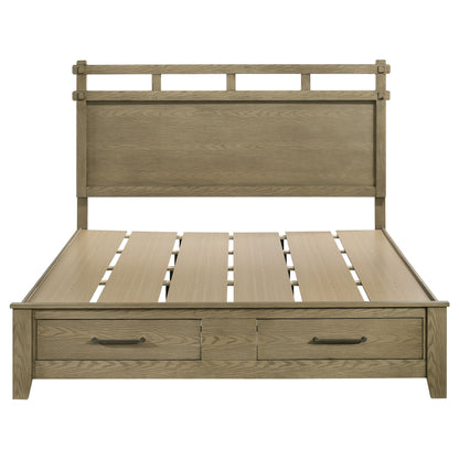 Hazlewood 59-inch Panel Storage Bed Vineyard Oak