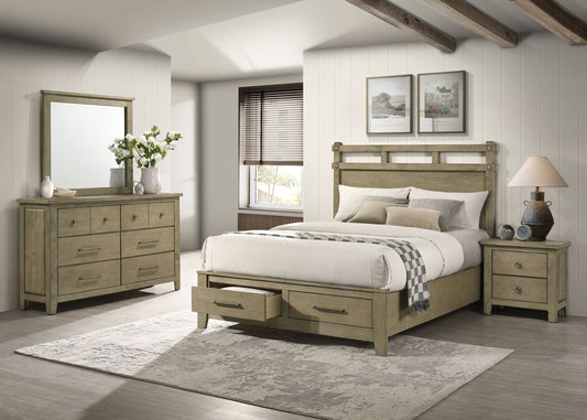 Hazlewood Bedroom Set Vineyard Oak