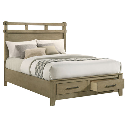 Hazlewood 59-inch Panel Storage Bed Vineyard Oak